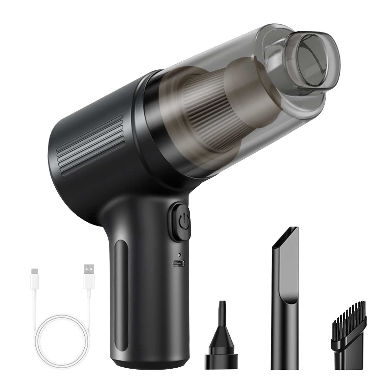 shyuyusa Car Vacuum Cleaner Wireless Multifunctional Handheld Portable Car With Vacuum Cleaner High-power Mini Suction Blowing Rechargeable with Multi-Nozzles for Car Office Desktop Cleaning